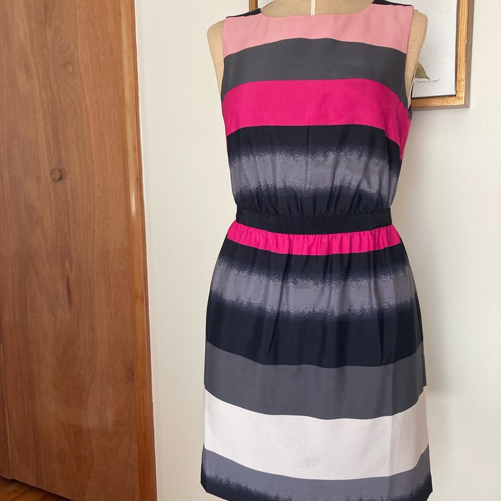 LOFT Pink and grey dress.